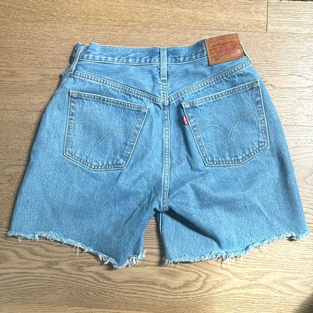 Levi 501 high rise shorts